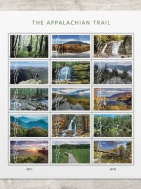 75 The Appalachian Trail USPS Forever Stamps Wedding Invitations Save Date